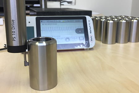 Surface roughness measurement with MarSurf PS10